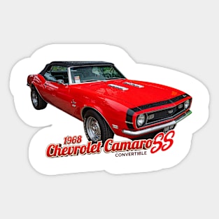 1968 Chevrolet Camaro SS Convertible Sticker